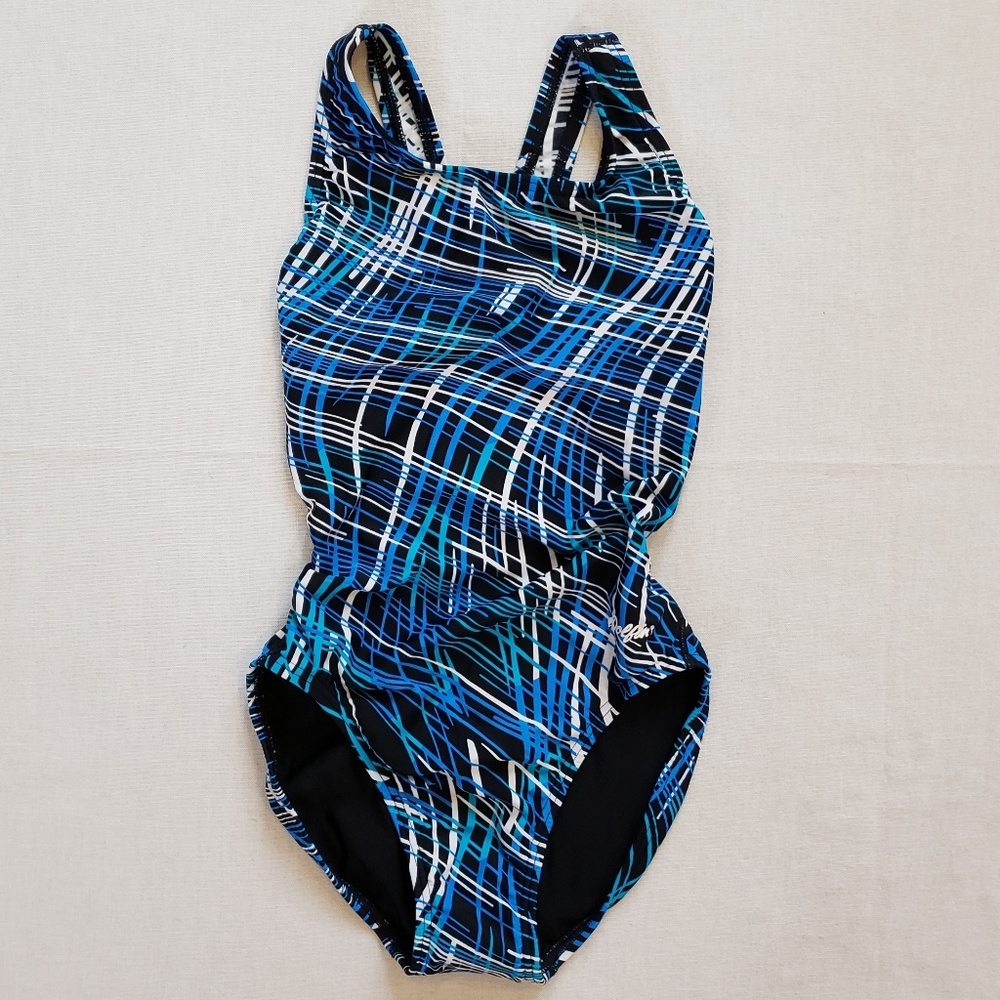 Dolfin Racerback One Piece Swimsuit Size 30 New